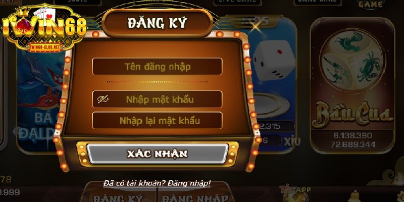 Đăng ký tài khoản cổng game nhanh chóng