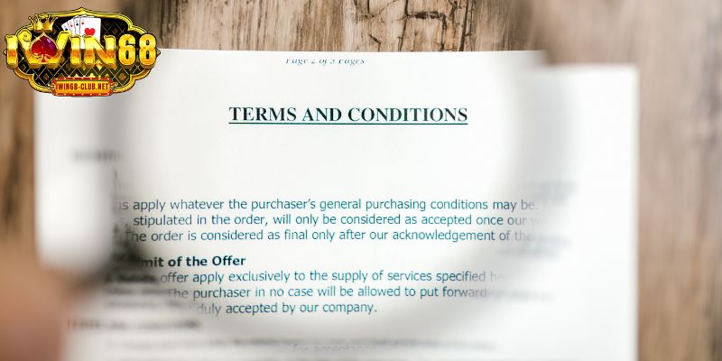 Sở hữu tài khoản hợp lệ là điều kiện để sử dụng dịch vụ IWIN68